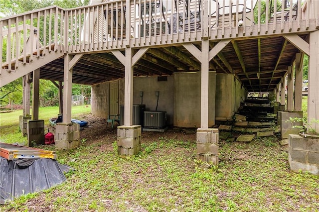 1182 Cedar Rd, Lincolnton, GA 30817 - view of patio with a wooden deck and cooling unit
