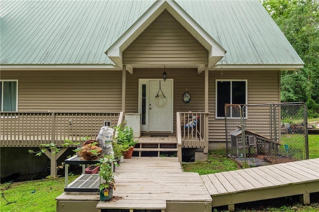 1182 Cedar Rd, Lincolnton, GA 30817 - view of front of home with metal roof