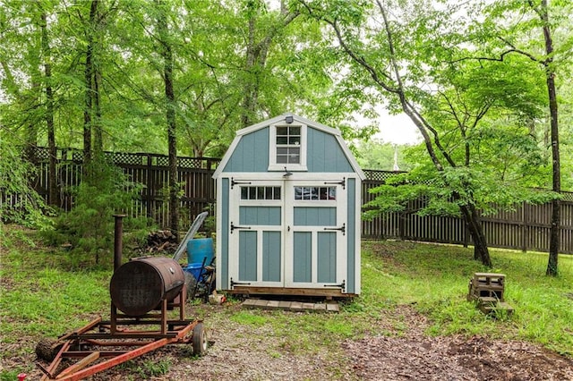 1182 Cedar Rd, Lincolnton, GA 30817 - view of shed featuring a fenced backyard