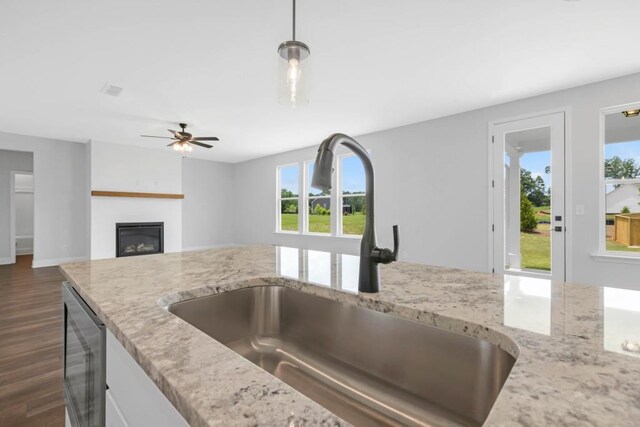 39 Pecan Ct, Hoschton, GA 30548 - unfurnished room with dark wood-type flooring