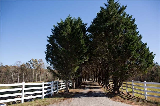 view of road