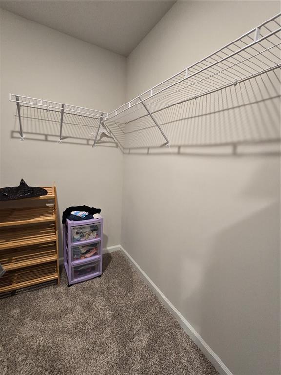 1702 Villageside Ct, Lawrenceville, GA 30043 - walk in closet featuring carpet
