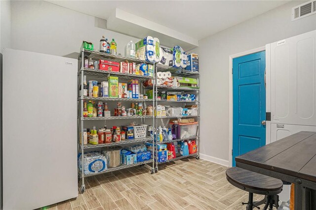 storage area featuring visible vents