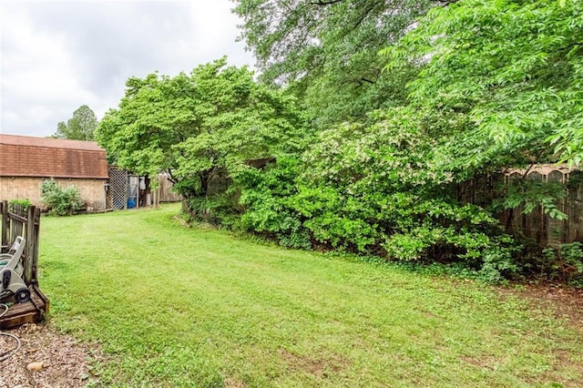 view of yard