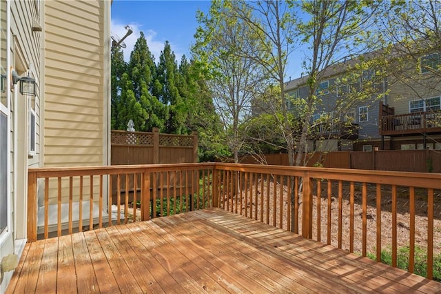 1530 Wehunt Cir SE Unit 19, Smyrna, GA 30082 - wooden terrace featuring a fenced backyard