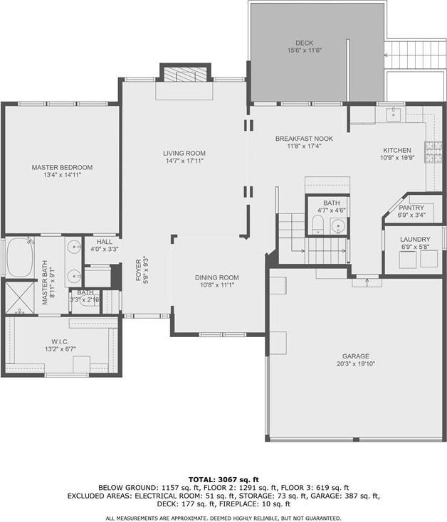 1045 Legacy Walk, Woodstock, GA 30189 - home floor plan