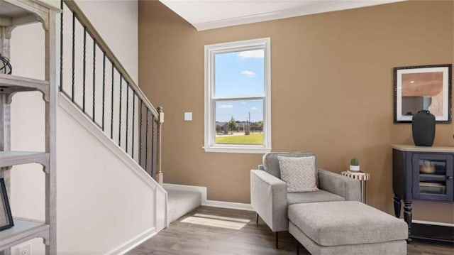 interior space featuring hardwood / wood-style flooring