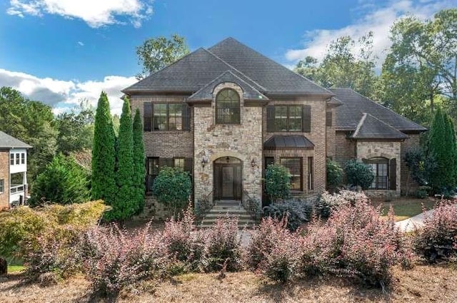 view of french country home