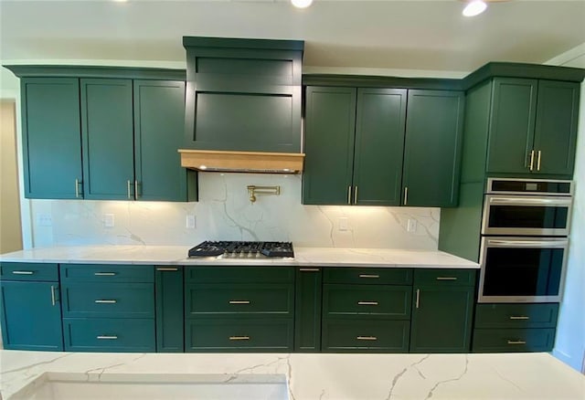 9224 Waldrip Rd, Gainesville, GA 30506 - kitchen with green cabinets