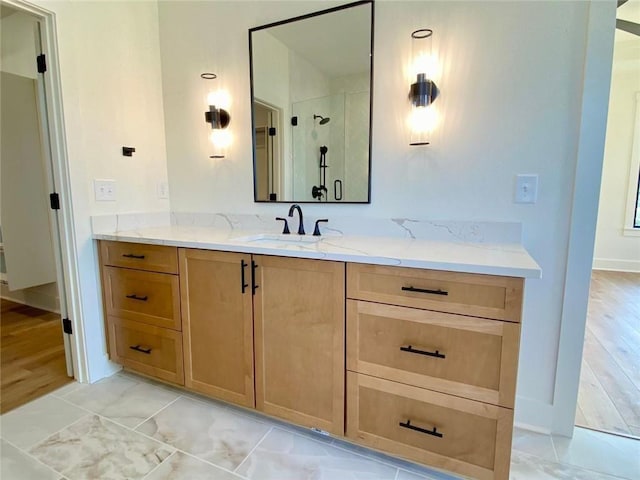 9224 Waldrip Rd, Gainesville, GA 30506 - bathroom with vanity and baseboards