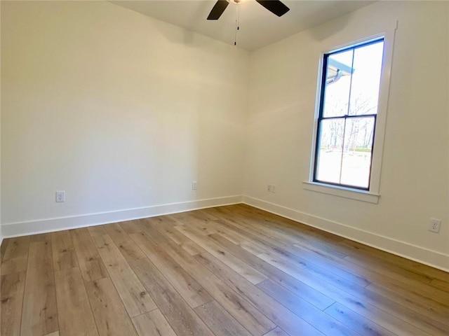 9224 Waldrip Rd, Gainesville, GA 30506 - spare room with ceiling fan, hardwood / wood-style floors, healthy amount of natural light, and baseboards