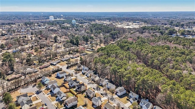 birds eye view of property featuring a residential view