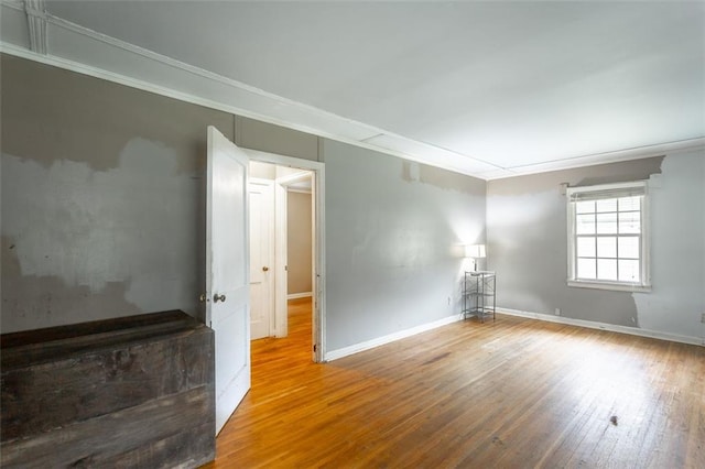 600 Forrest Rd, Fort Oglethorpe, GA 30742 - empty room with crown molding and hardwood / wood-style floors