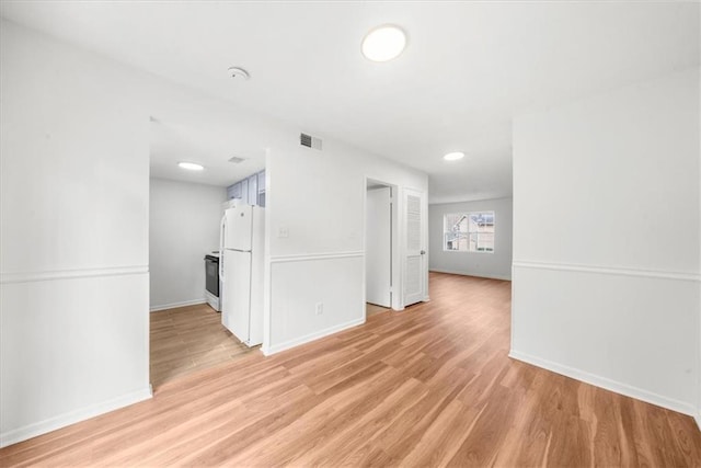 interior space featuring light hardwood / wood-style flooring