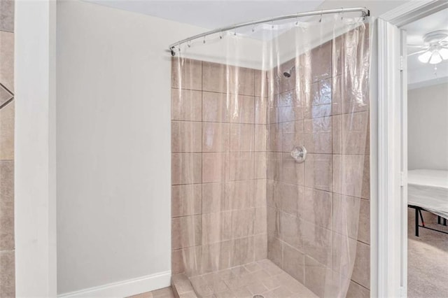 bathroom with walk in shower