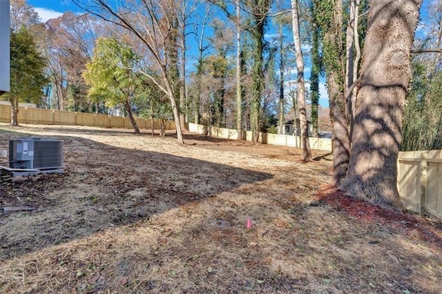 1766 Blossom Ln, Austell, GA 30168 - view of yard with fence and cooling unit