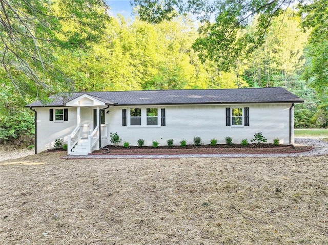 view of ranch-style home