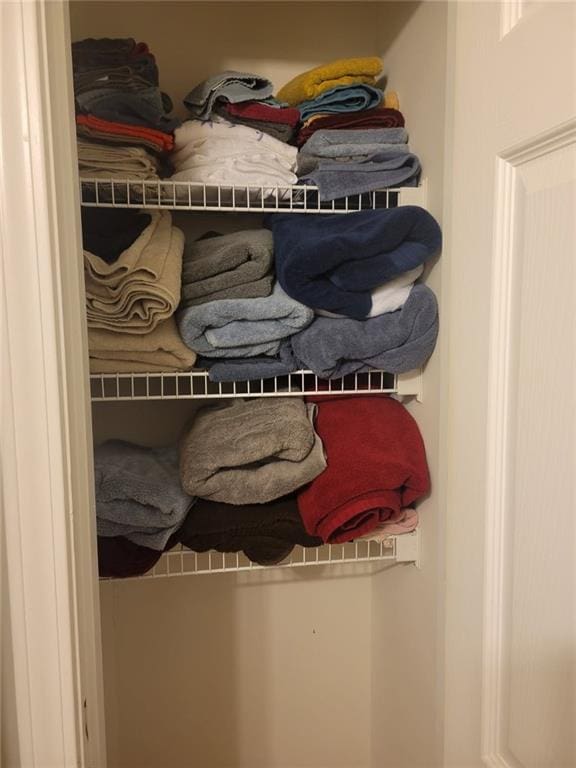 view of closet