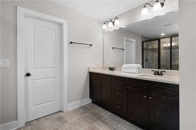 35 Bridgestone Way SE, Cartersville, GA 30120 - full bath with double vanity, a stall shower, and baseboards