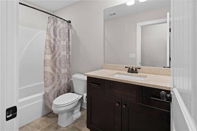 35 Bridgestone Way SE, Cartersville, GA 30120 - full bath featuring vanity, toilet, and shower / bath combo with shower curtain
