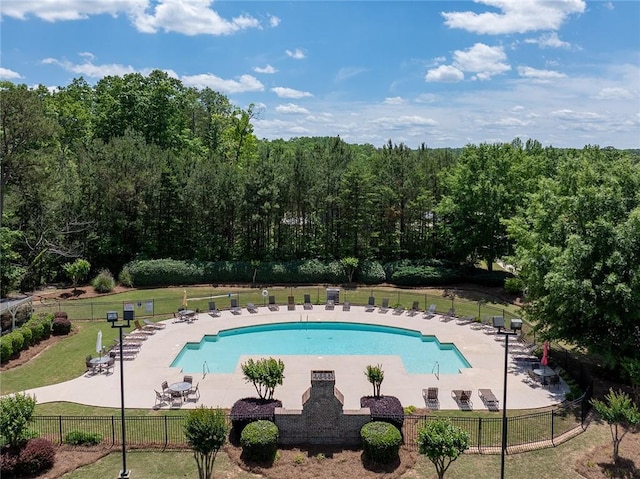35 Bridgestone Way SE, Cartersville, GA 30120 - community pool featuring a patio