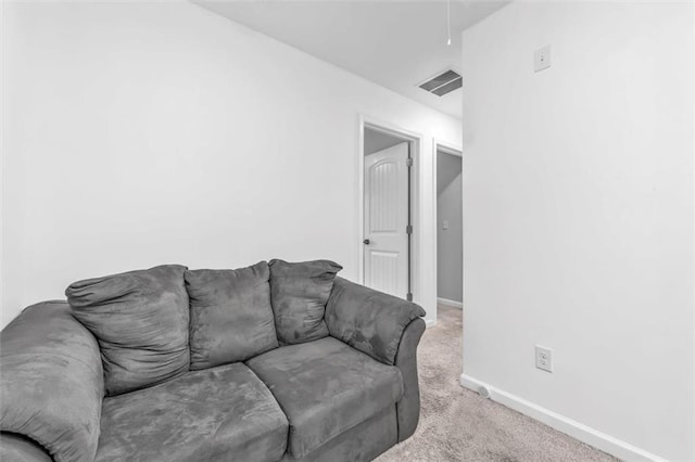 5668 Union Pointe Dr, Union City, GA 30291 - living area with carpet, baseboards, and attic access
