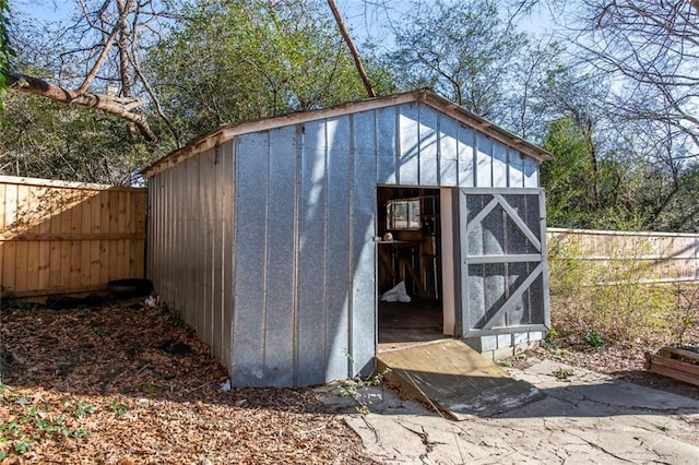 view of outbuilding