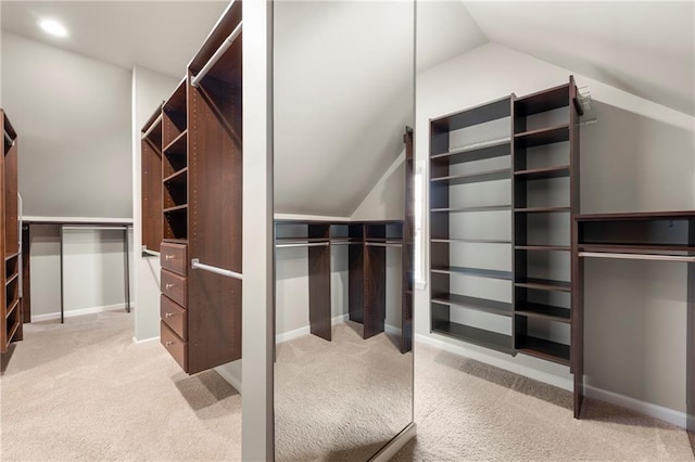 4015 Roberts Crest Ln, Suwanee, GA 30024 - spacious closet with vaulted ceiling and carpet flooring