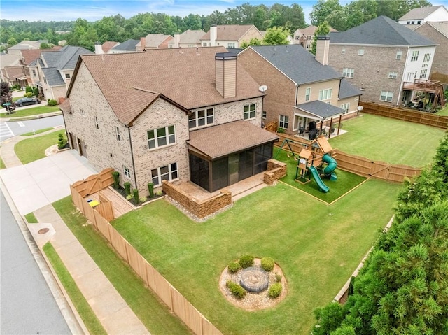 4015 Roberts Crest Ln, Suwanee, GA 30024 - aerial perspective of suburban area