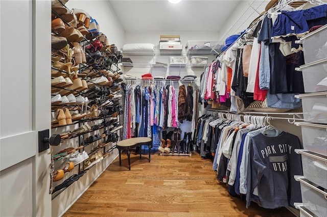 3842 Ernest W Barrett Pkwy SW, Marietta, GA 30064 - spacious closet featuring wood finished floors