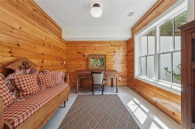 3842 Ernest W Barrett Pkwy SW, Marietta, GA 30064 - living area featuring wooden walls