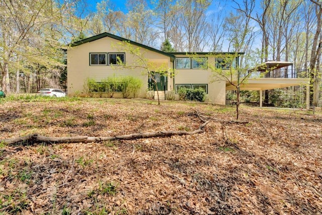 481 Patillo Rd, Stockbridge, GA 30281 - view of front of home with stucco siding