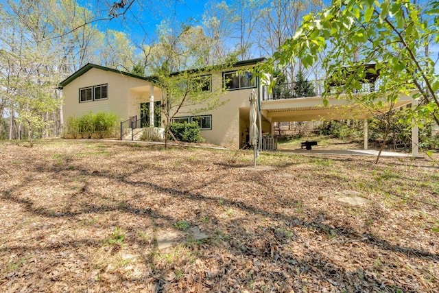 481 Patillo Rd, Stockbridge, GA 30281 - rear view of house with stucco siding