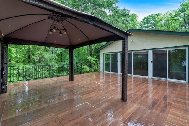 481 Patillo Rd, Stockbridge, GA 30281 - wooden deck with a gazebo