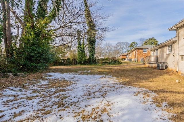 2473 Tyler Way, Decatur, GA 30032 - view of snowy yard