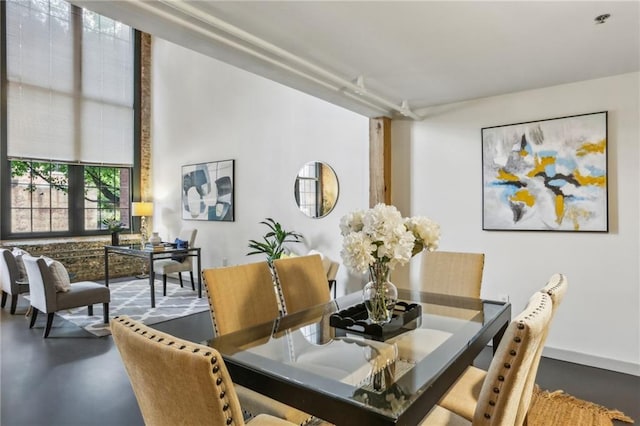 170 Boulevard Se E127, Atlanta, GA 30312 - dining room featuring finished concrete flooring