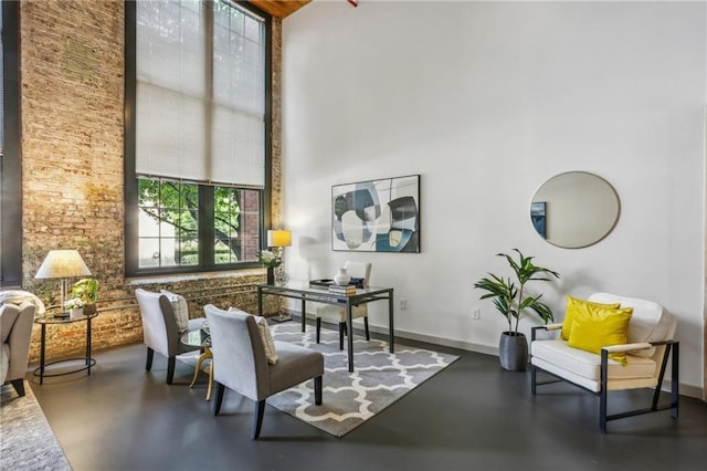 170 Boulevard Se E127, Atlanta, GA 30312 - office space with finished concrete flooring and a towering ceiling