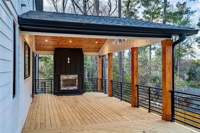 view of deck