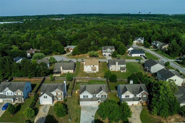 9120 Alden Dr, Locust Grove, GA 30248 - aerial overview of property's location featuring a heavily wooded area and nearby suburban area