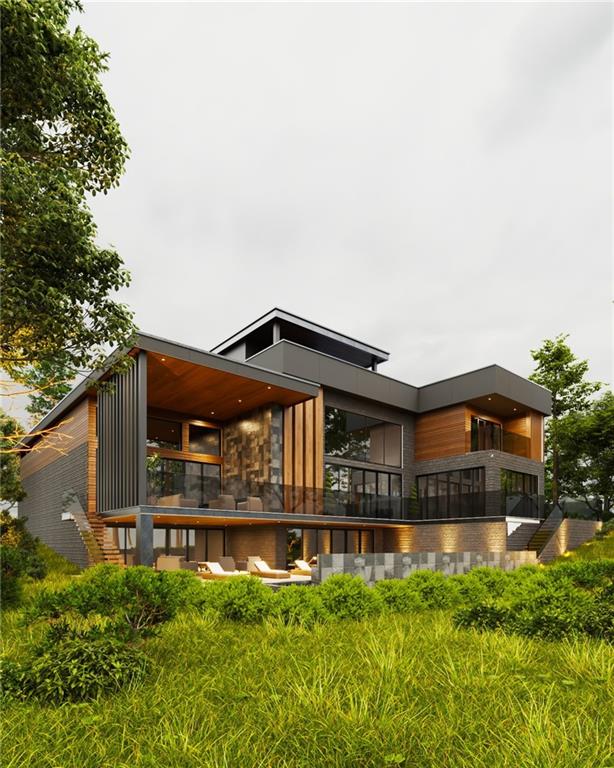 633 Cagle Rd, Marietta, GA 30068 - rear view of house with a balcony