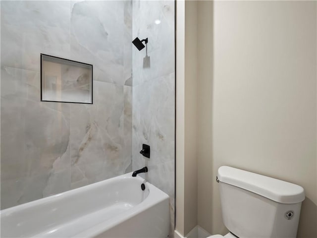 2335 Azalea Dr, Loganville, GA 30052 - full bathroom featuring shower / tub combination and toilet