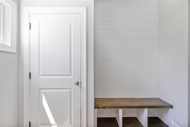 view of mudroom