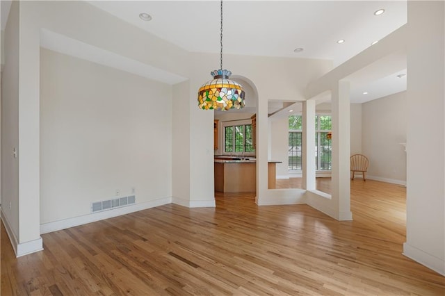 267 Starcross Ln, Jasper, GA 30143 - unfurnished room with light wood-style flooring, recessed lighting, and baseboards