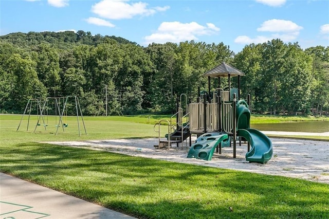 267 Starcross Ln, Jasper, GA 30143 - communal playground with a yard and a forest view