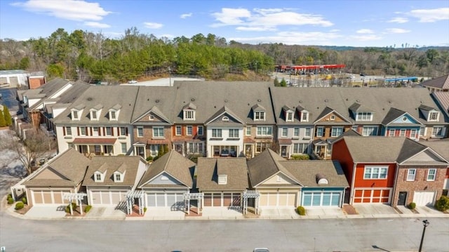 drone / aerial view featuring a residential view