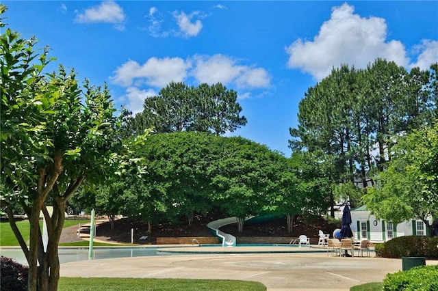view of property's community
