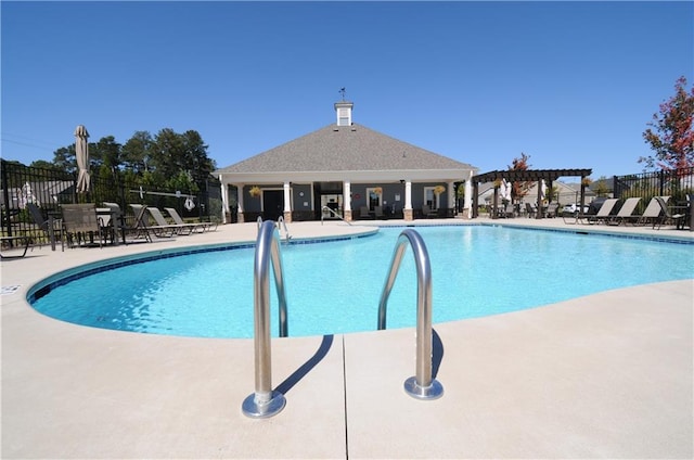 3735 Westhaven Dr, Cumming, GA 30040 - community pool featuring a patio and a pergola