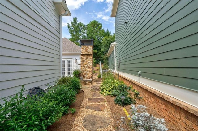 view of side of property