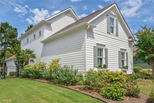view of side of property