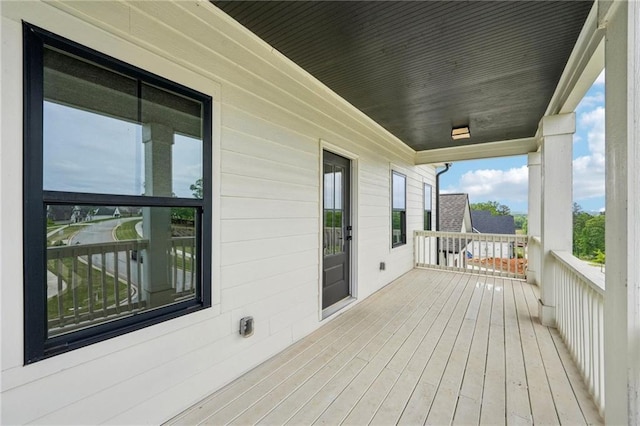 view of deck
